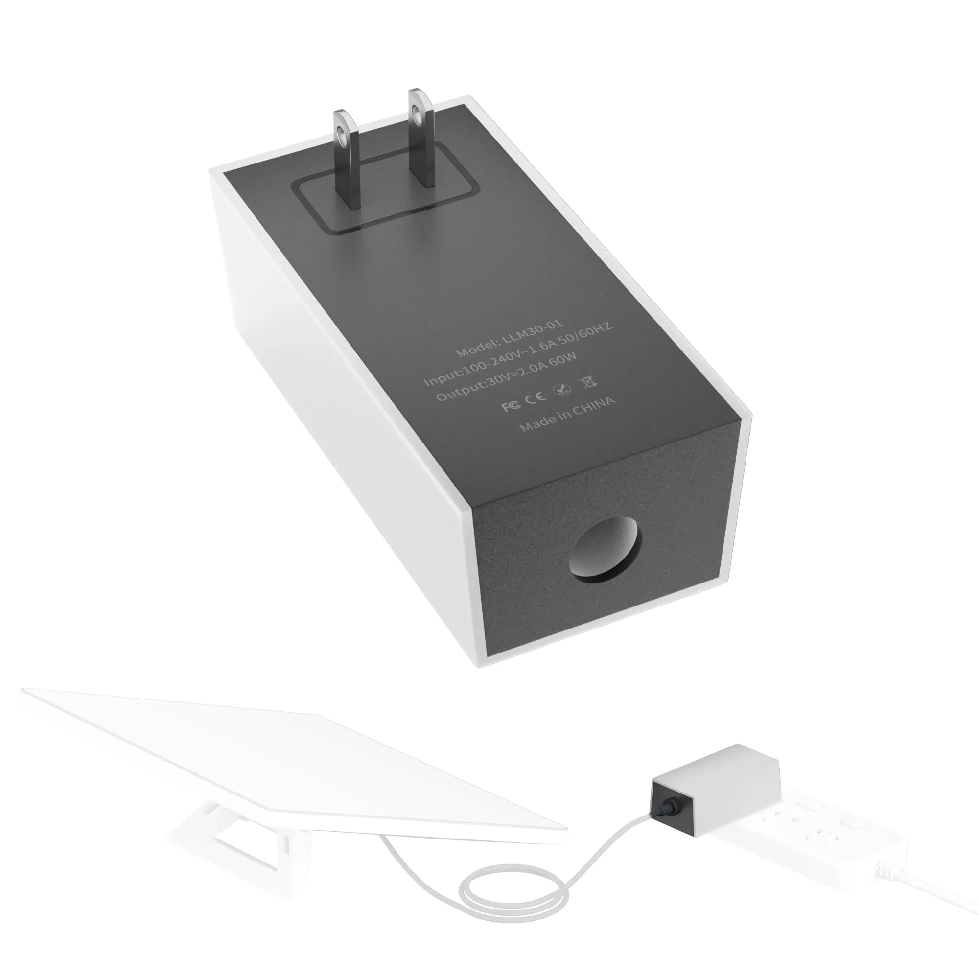 用于Starlink Mini Charger 60W 替换电源适配器交流适配器 30V 2A 输出墙壁充电插头 Starlink Mini 碟形天线