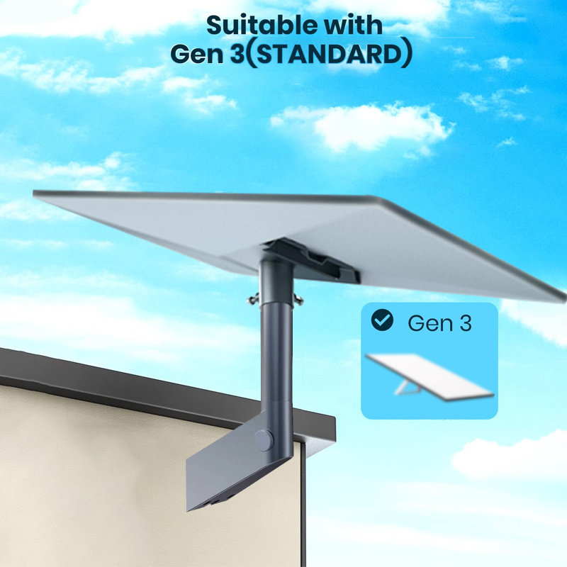 Starlink GEN 3/V3 壁挂支架 wall mount屋顶支架壁挂式固定架三代配件源头工厂外贸热销