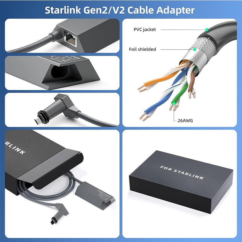 For Starlink Gen 2 Ethernet Adapter, For Starlink Ethernet A