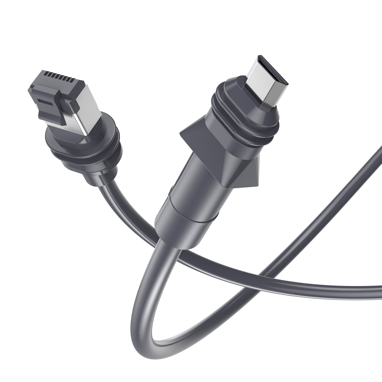对于Starlink以太网线CMX CMR，额定24AWG 1200Mbps供电，连接RJ45连接器