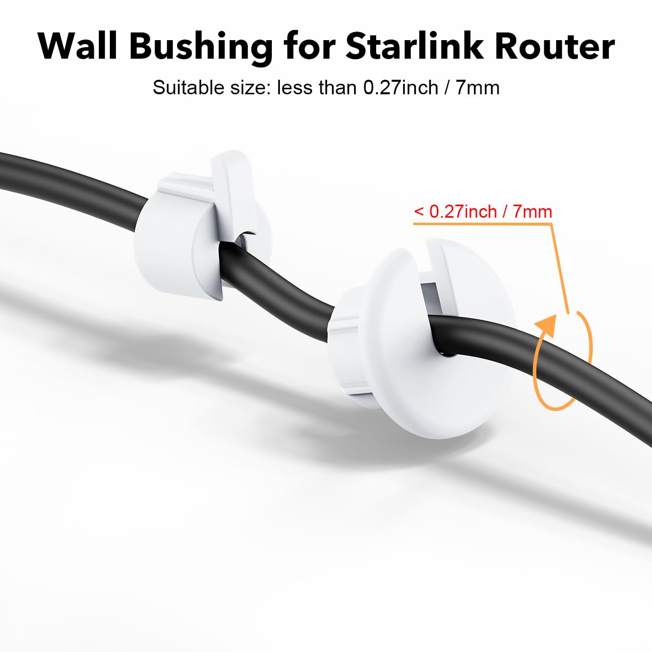 Cable Routing Kit for Starlink, Cable Mounting Kit, Starlink