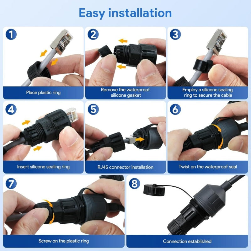 For Starlink Flat High Performance Extension to RJ45 Cable,