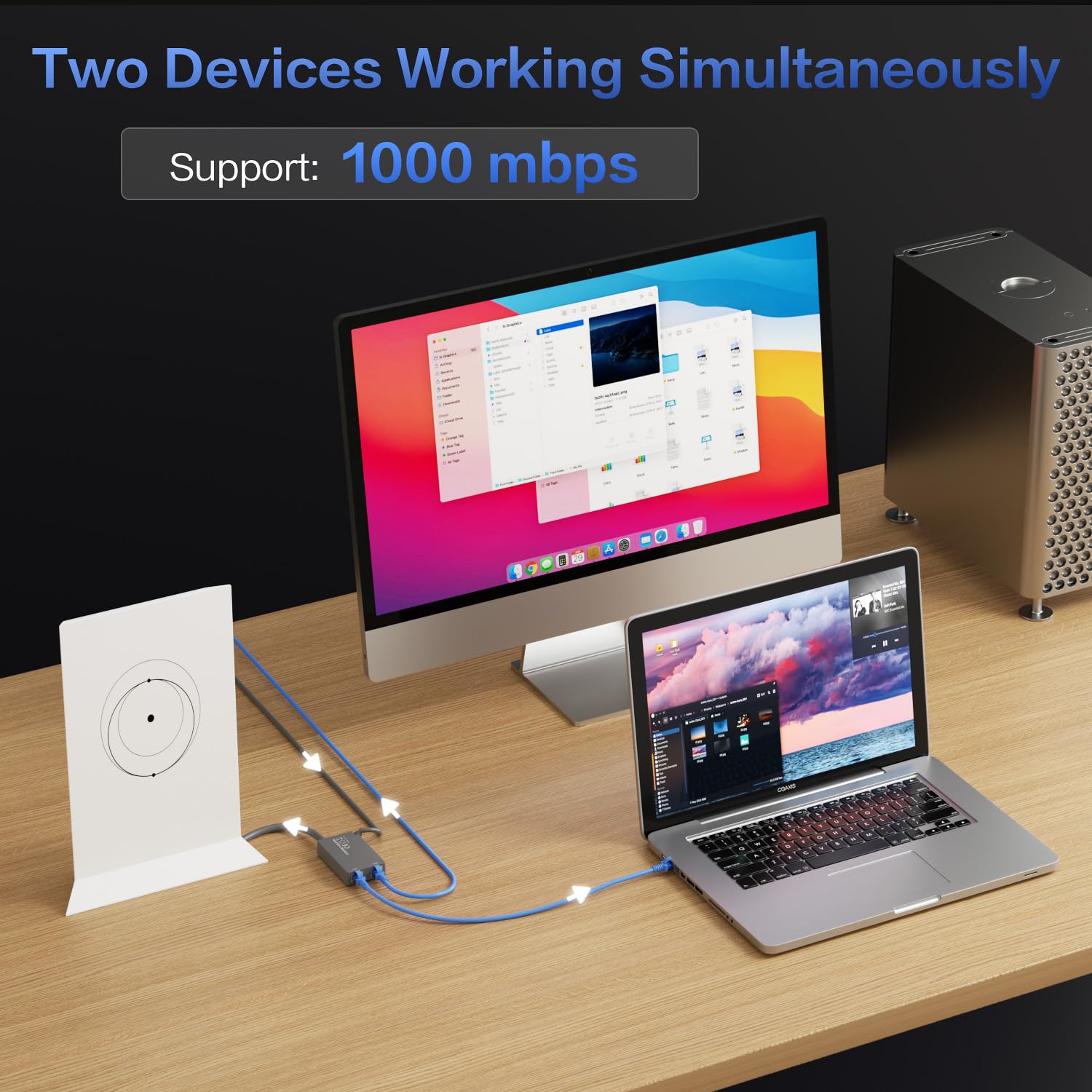 For Starlink Ethernet Adapter for Starlink Gen2 Wired Extern