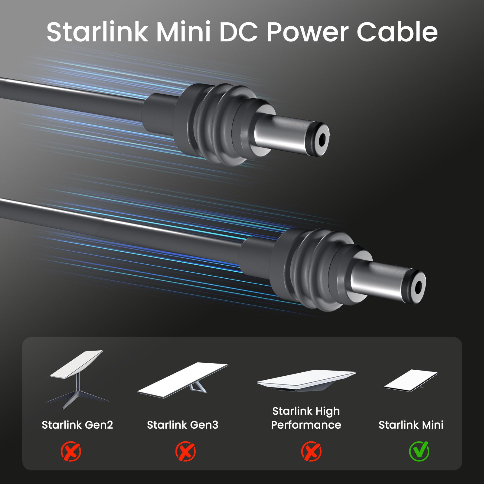 对于Starlink Mini Cable来说