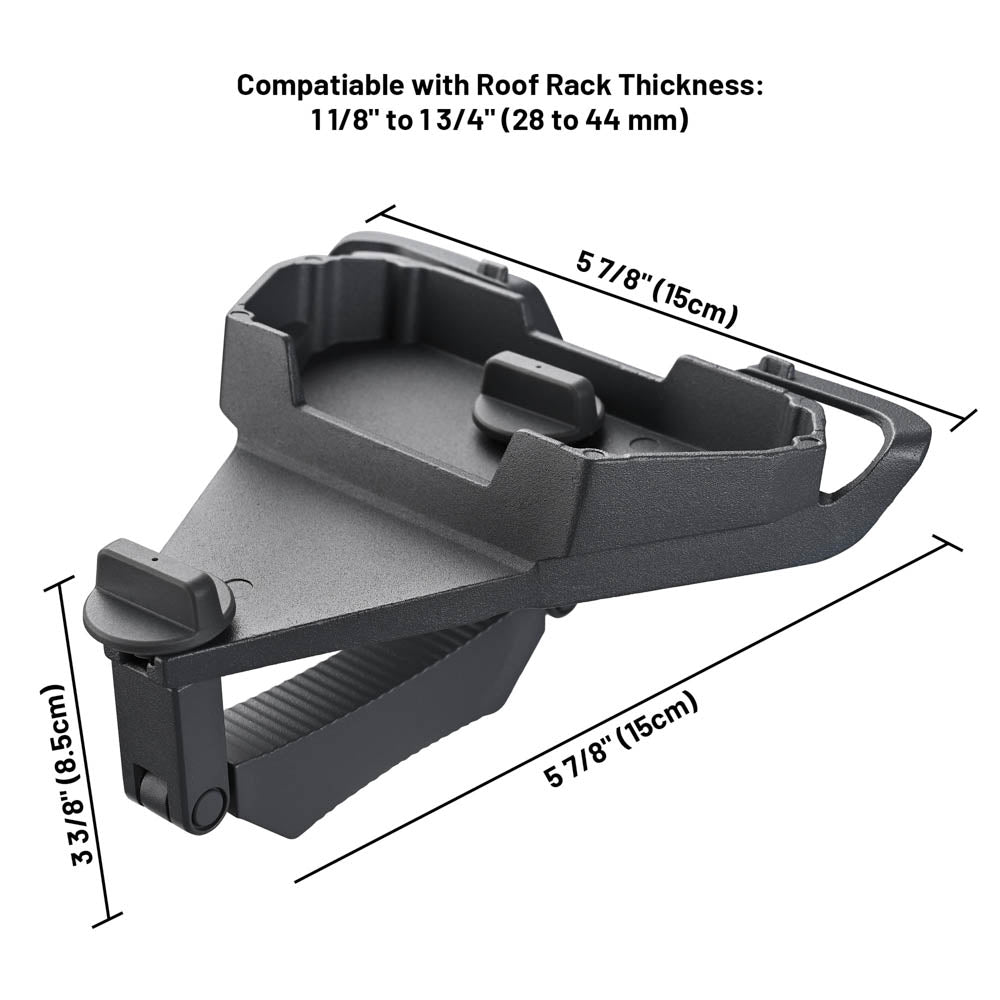 对于Starlink Mini Mount，车载支架安装在1.1-1.7