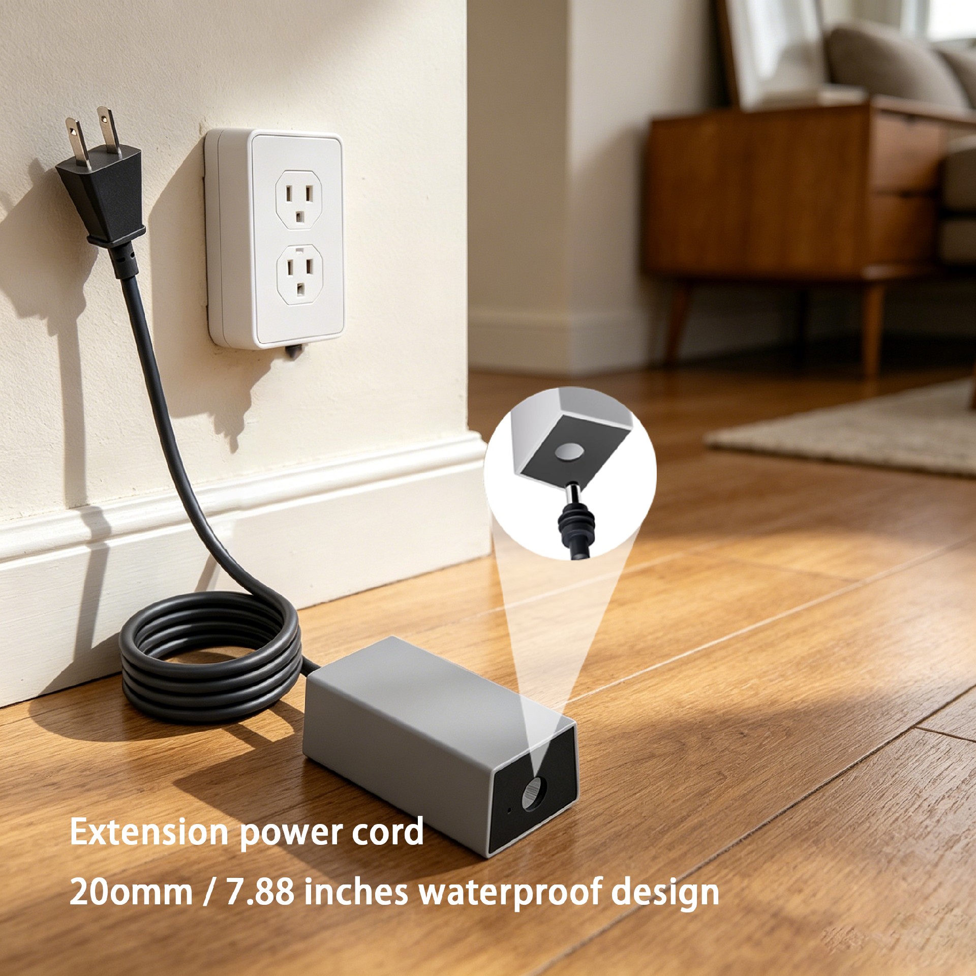Starlink Mini 60W 电源套件 - 30V/2A 交流/直流适配器，带 12V 车载充电器，防水直流线，适合房车/户外使用