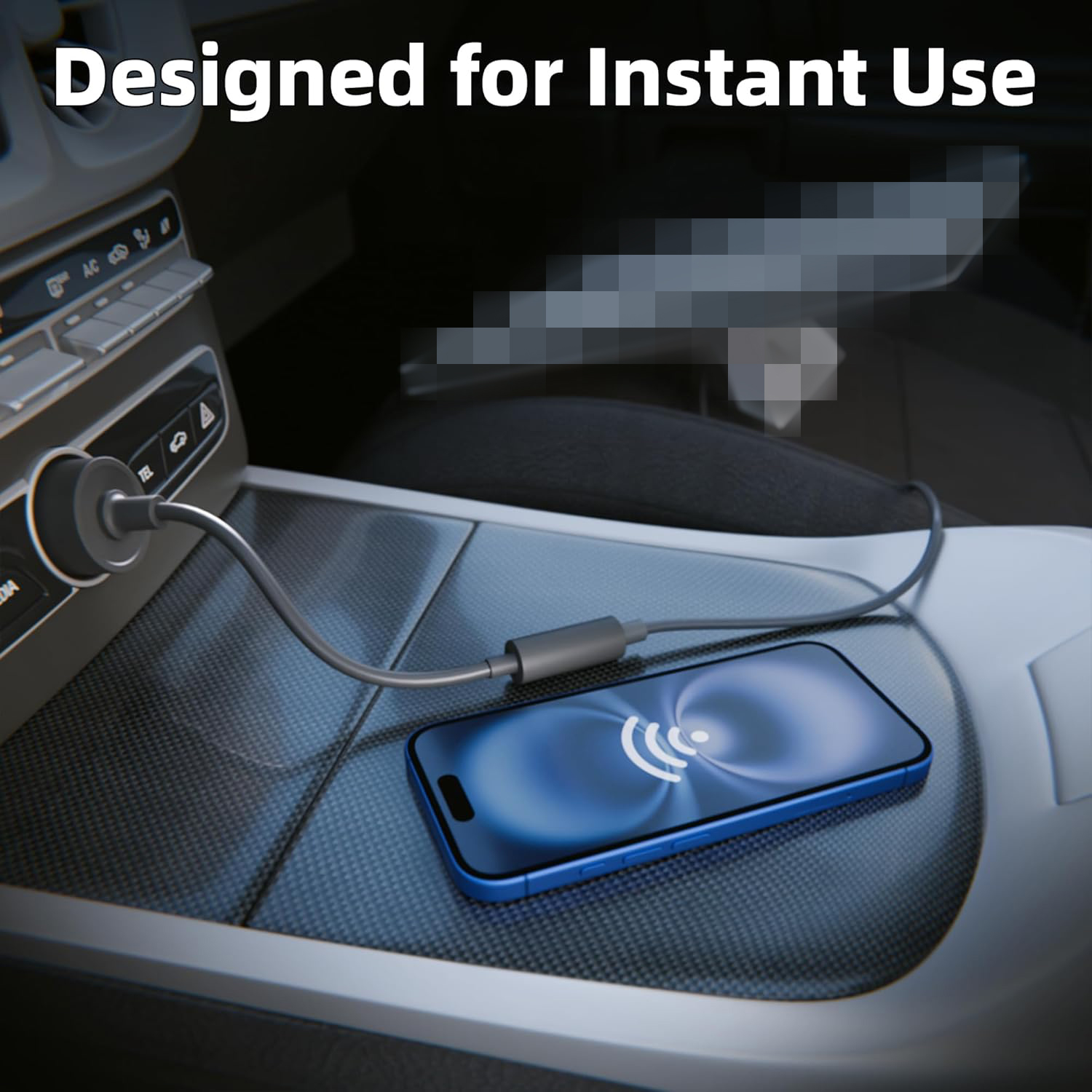 Starlink Mini 直流电源延长线 — 12V/24V 点烟机转直流适配器，适用于房车、卡车、船只和轿车