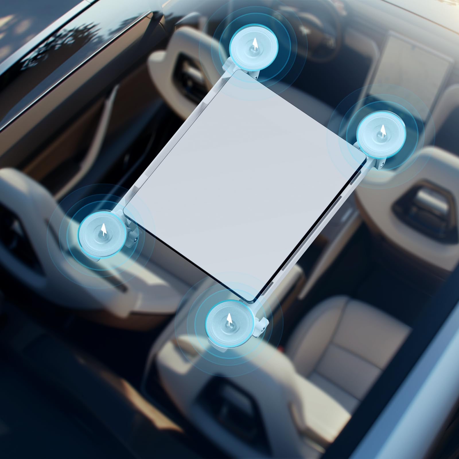 For Starlink Mini Mount, Car Roof Mount with 4 Strong Suctio
