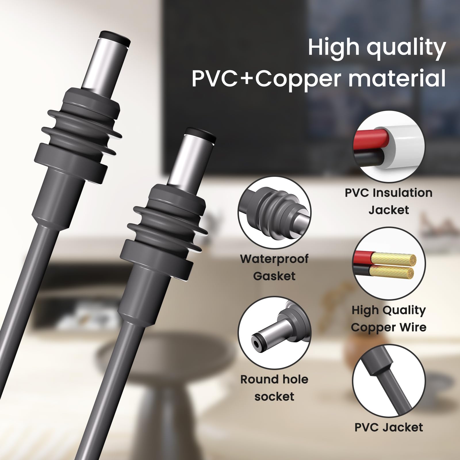 For Starlink Mini Cable - Waterproof DC Power Replacement C