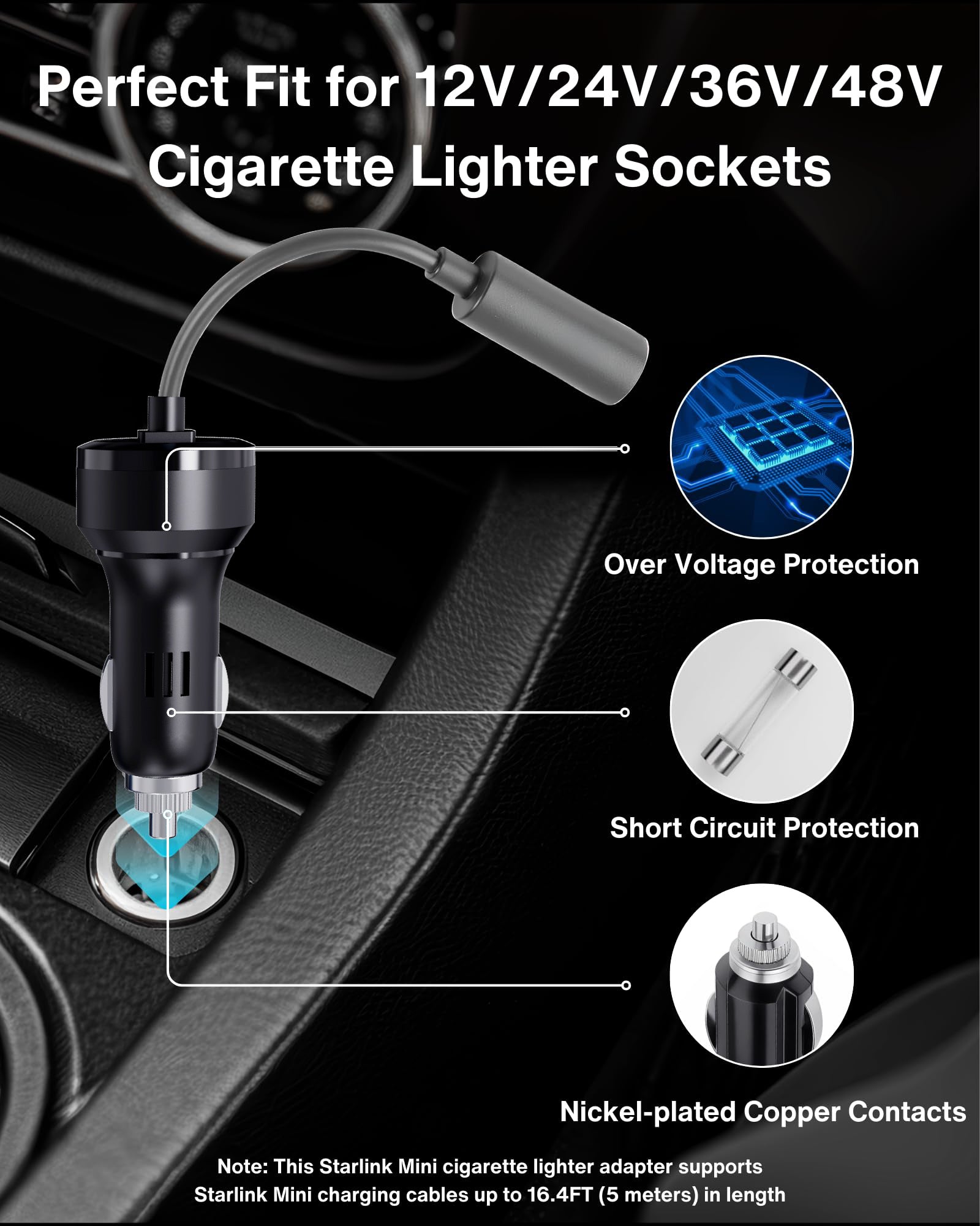 Starlink Mini Car Adapter Connection
