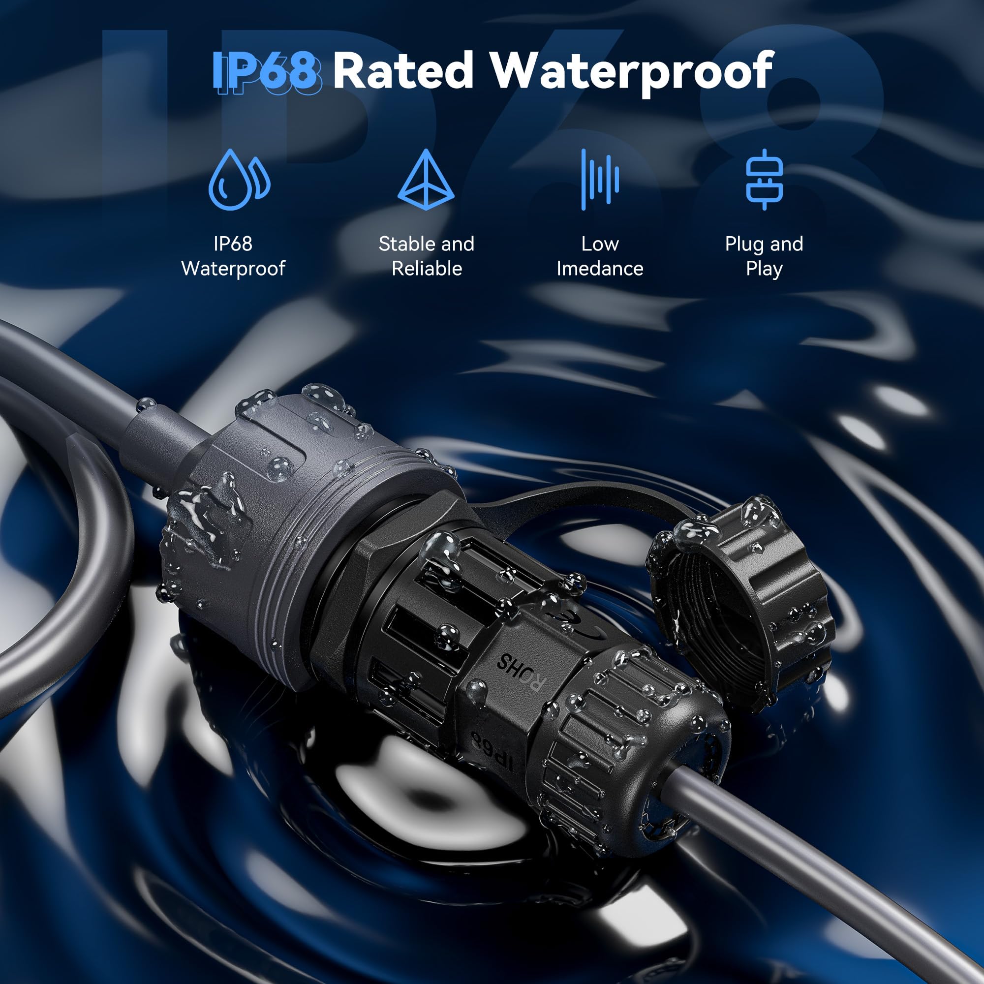 (2 Pack) For Starlink Mini/Gen 3 Ethernet Adapter, Waterproo