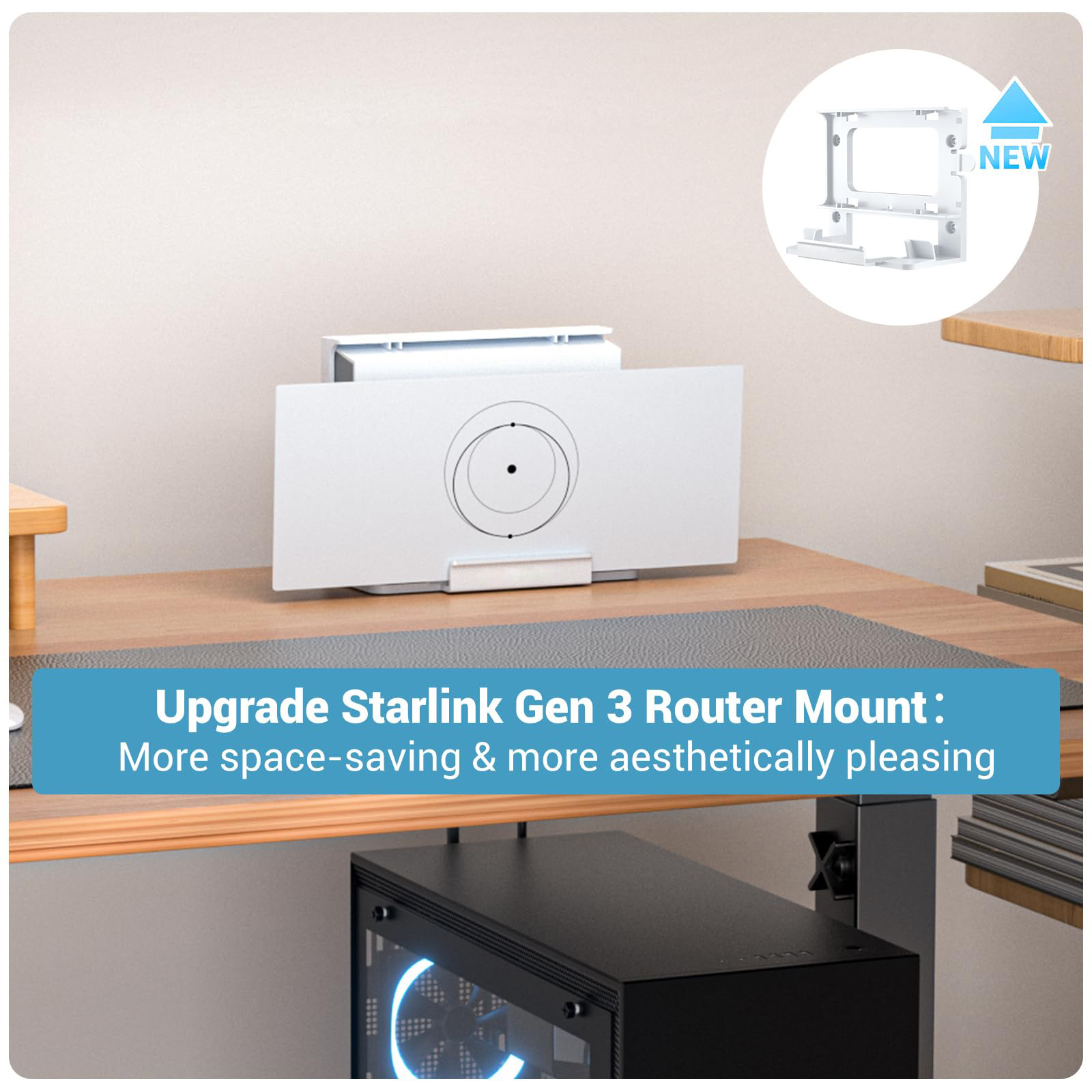 For Starlink Gen 3 Router & Power Supply Mounting Kit