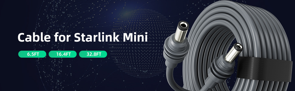 For Starlink Mini Cable - Waterproof DC Power Replacement C