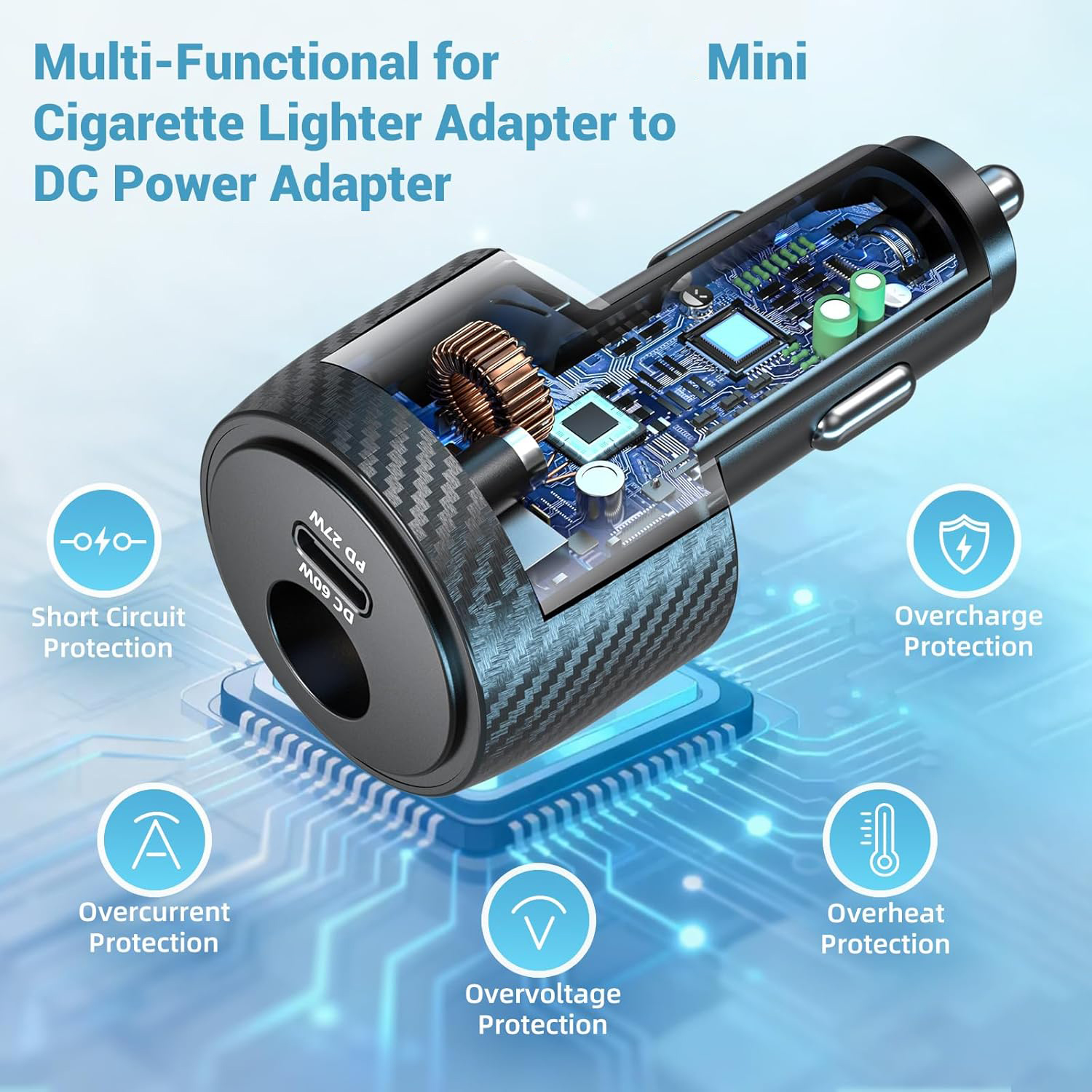 Starlink Mini汽车适配器，12V转24V阶梯