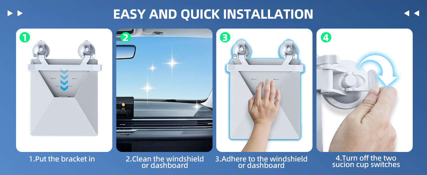 For Starlink Mini Car Mount for Dashboard, Starlink Mini Suc