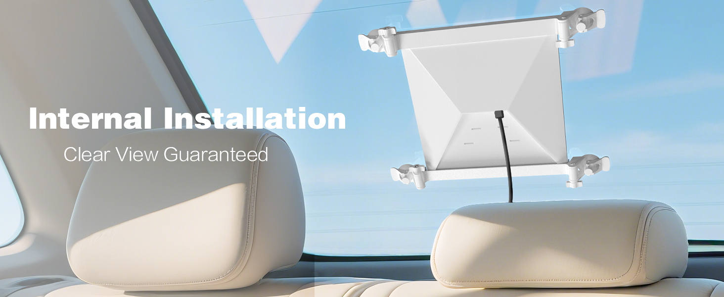 For Starlink Mini Mount, Car Roof Mount with 4 Strong Suctio