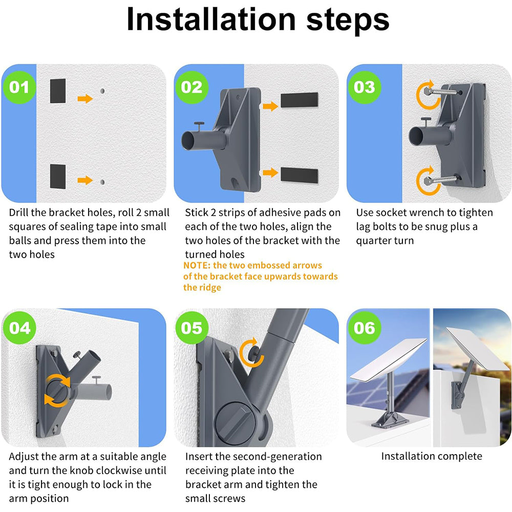 For Starlink Gen 2 Mount, Pivot Mount