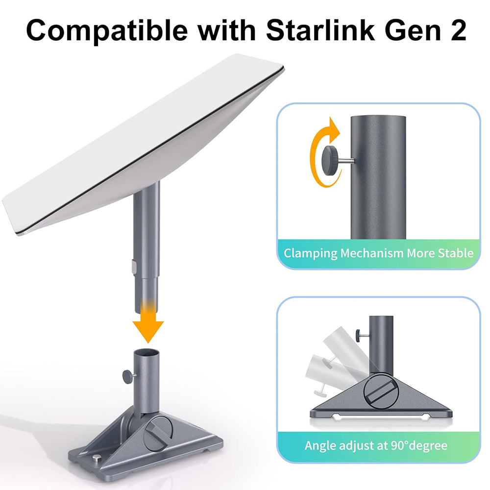 For Starlink Gen 2 Mount, Pivot Mount