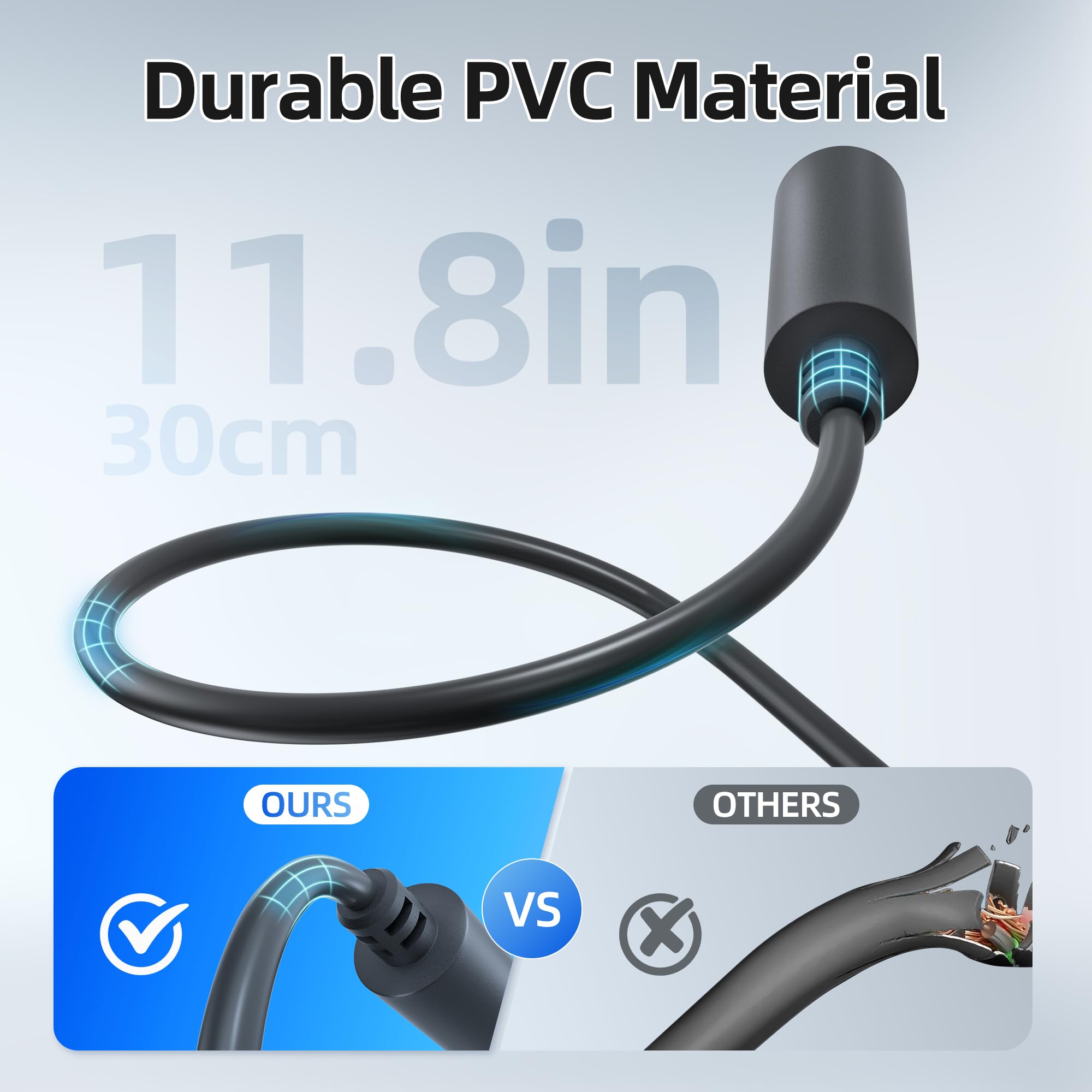 用于Starlink Mini延长线，戴尔泰克防水Starlink Standard Gen3直流线连接器，母对母适配器，0.98英尺，可衬托，适用于露营旅行车房车